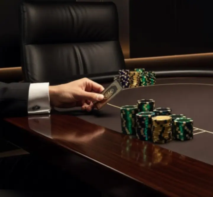 Elegantní pokerový stůl s profesionálním vybavením